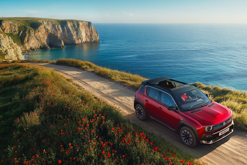 Renault 4 E-Tech Plein Sud : un cabriolet cool pour rouler fenêtres ouvertes, cheveux au vent Renault 4 E-Tech Plein Sud : un cabriolet cool pour rouler fenêtres ouvertes, cheveux au vent